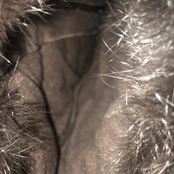 Coach Signature C Patten Leather Fur Boots - Picture 5 of 14